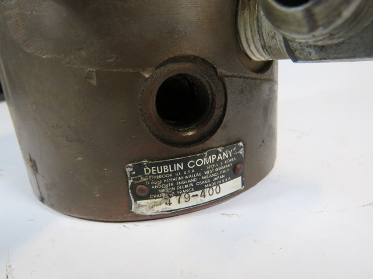 Deublin 479-400 4-Channel Custom Slip Ring USED