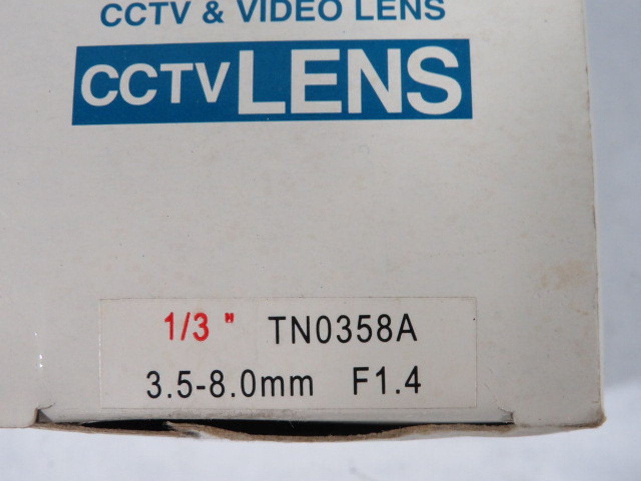 CCTV Lens TN0358A 1/3" 3.5mm-8.0mm F1.4 ! NEW !