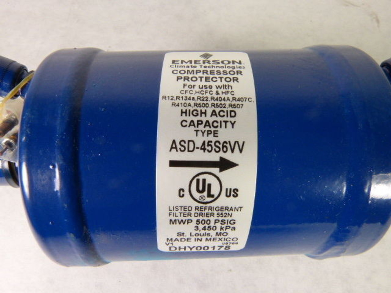 Emerson ASD-45S6VV Suction Line Filter Drier ! NEW !