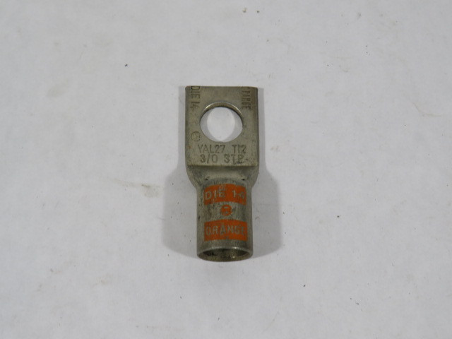 Burndy YAL27-T12 Die14 Orange Compression Lug Lot of 17 ! NOP !