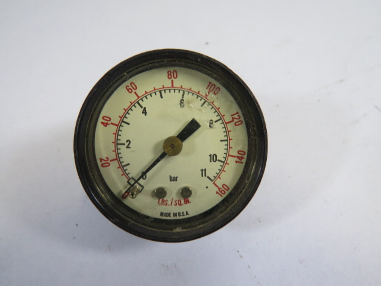 Generic 0-150psi 0-11bar Back Connection Pressure Gauge USED