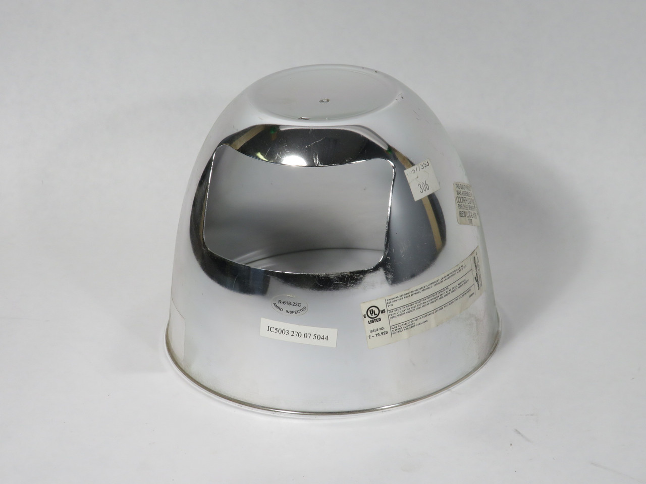 Cooper 810C Spectacular Reflector Finishing Section for Fluorescent Bulb NOP