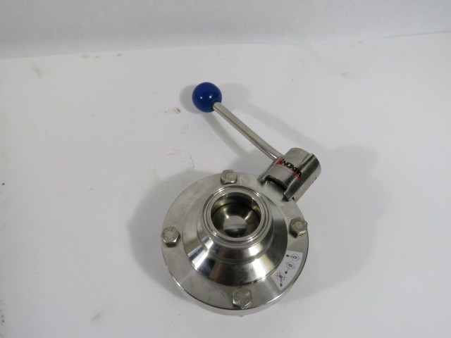 Inoxpa DN1-1/2" 316L 1085171 PN10 Sanitary Ball Valve 1-1/2" Orifice USED