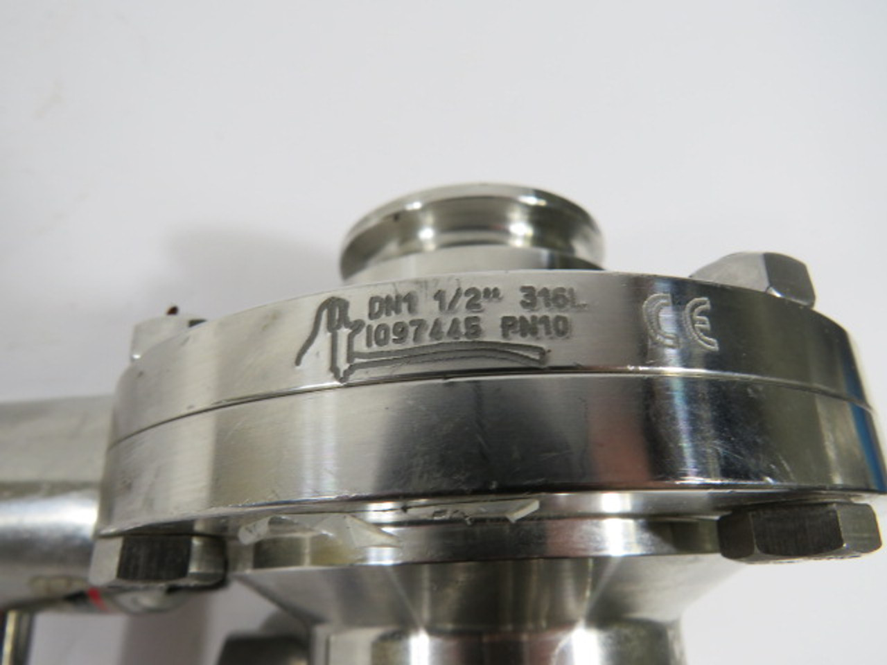 Inoxpa DN-1/2" 316L 1097445 PN10 Sanitary Ball Valve 1-1/2" Orifice USED