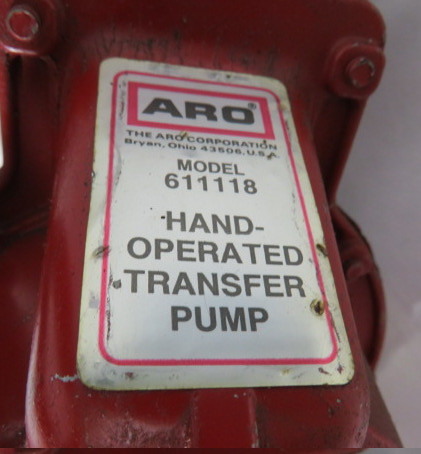 Aro 611118 Hand Operated Barrel Transfer Pump 83" Length 22"Pipe Length USED