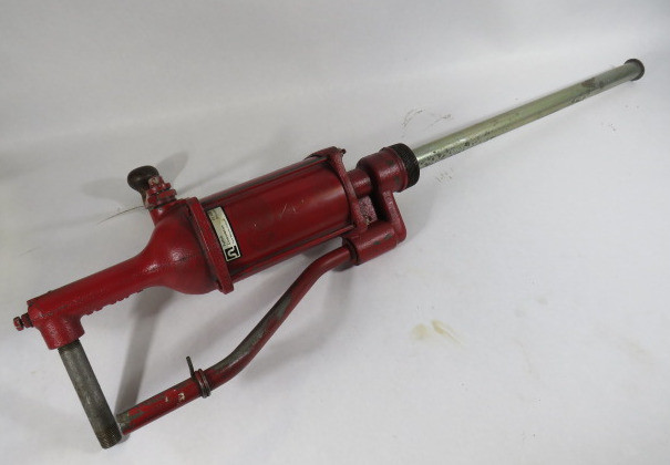 Tuthill P2-601-L Barrel Hand Pump w/Pipe 39"Total Length 19"Pipe Length USED