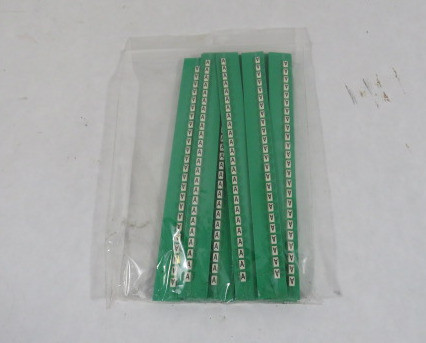 Grafoplast 117MAABW Trasp Wire Marker “A” Approx 20/Strip Lot of 17  NOP
