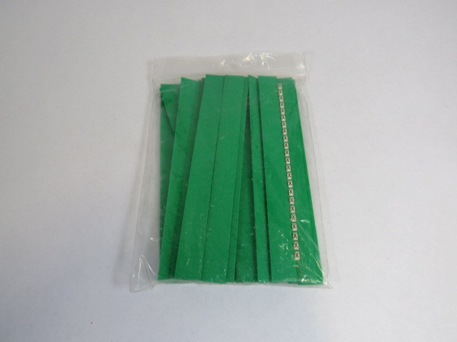 Grafoplast 117MXXBW Trasp Wire Marker "X" Approx 20/Strip Lot of 23  NOP
