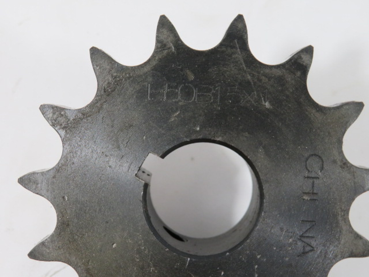 Generic H50B15x1 Sprocket 1-3/16" Bore 50 Chain 15 Teeth 0.625” Pitch USED