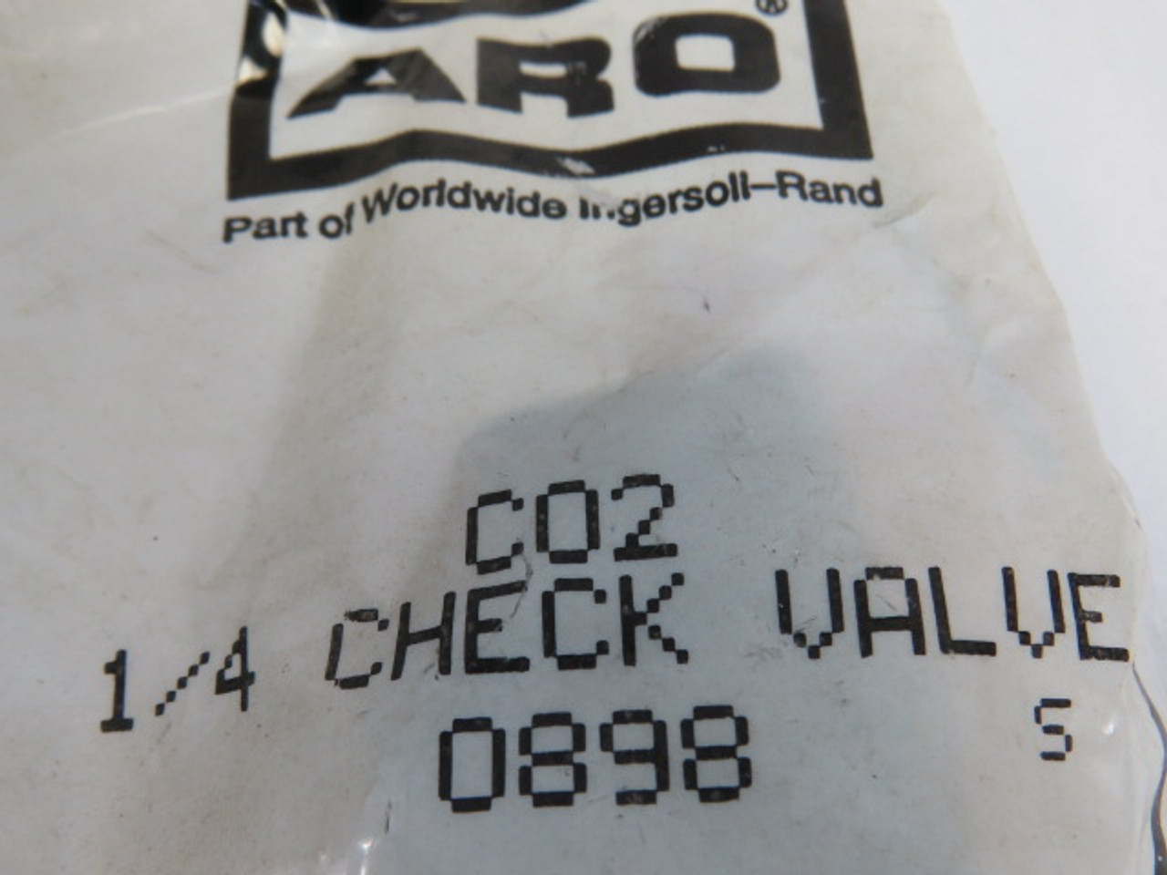 Aro C02 0898 Check Valve 1/4" 28cfm 200PSI ! NWB !