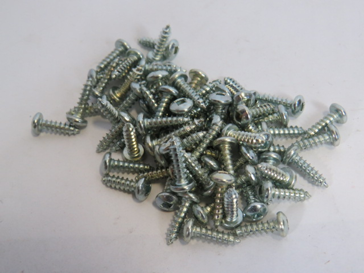 Midjet 6X1/2 Steel Zinc Pan Socket Tapping Screw Coarse Thread Lot of 77 ! NEW !