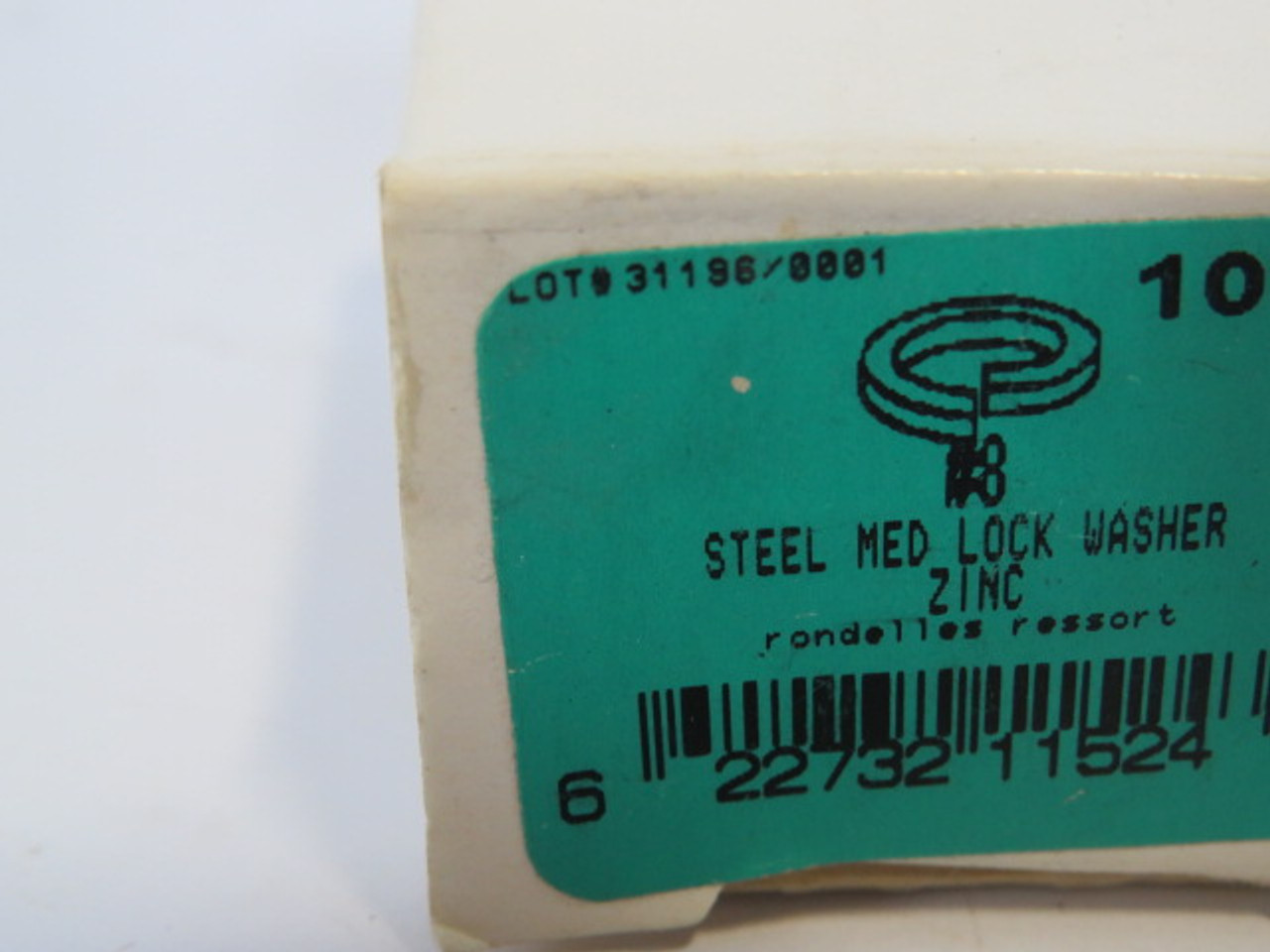 Midjet #8 Steel Zinc Split Lock Washer .404"T .174"ID .293"OD Lot of 72 ! NEW !