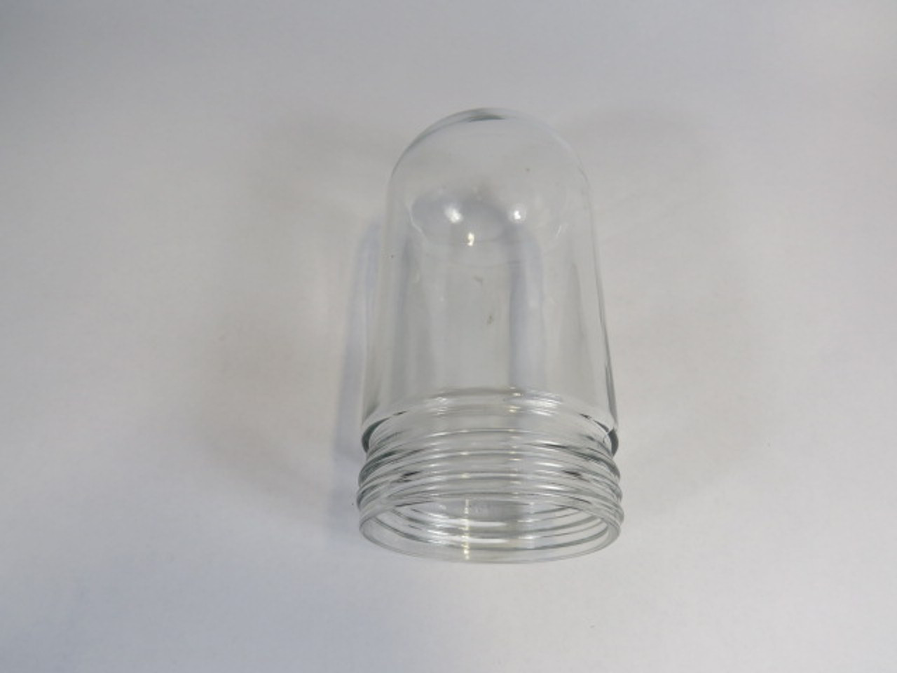 PG. Co. 25 Rounded Bottom Clear Glass Light Lamp Fixture USED