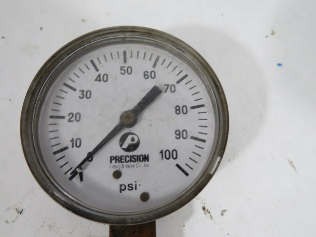 Precision 049660A 0-100psi Pressure Gauge USED