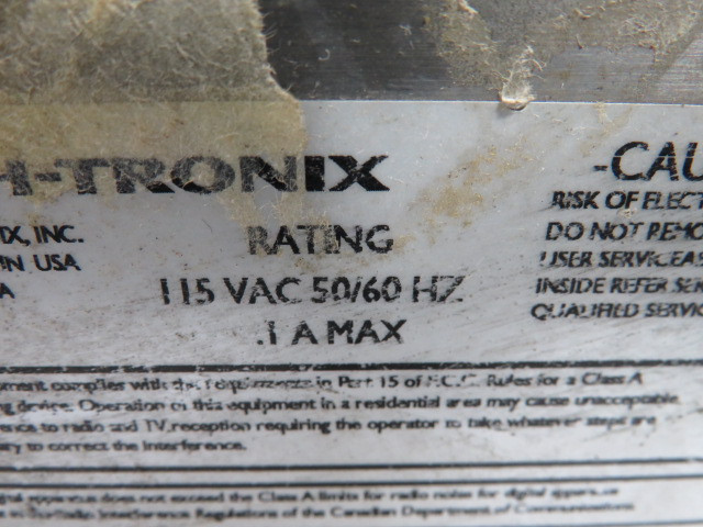 Weigh-Tronix WI-125-SST LED Scale Display w/Stand *Display Damage* ! AS IS !