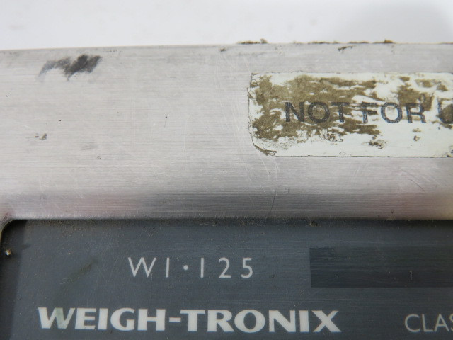 Weigh-Tronix WI-125-SST LED Scale Display w/Stand *Display Damage* ! AS IS !