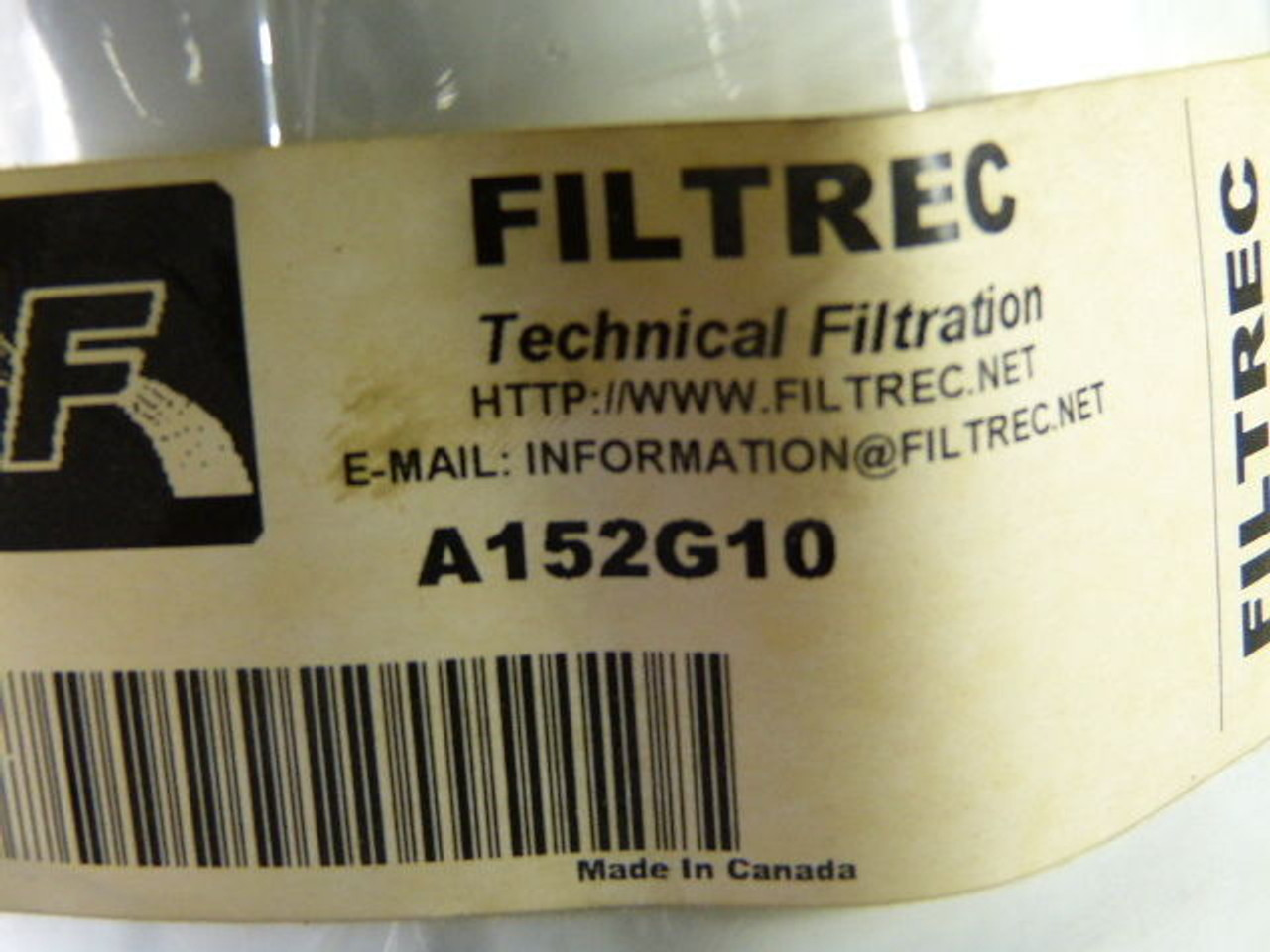 Filtrec A152G10 Hydraulic Spin-On Filter Element ! NEW !