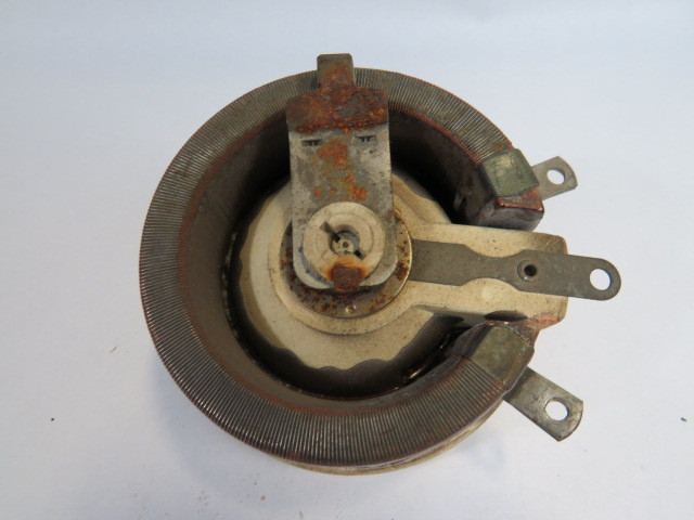 Ohmite 6220-350 Rheostat 350 Ohms .655A 150W *Some Chips to Casing* USED