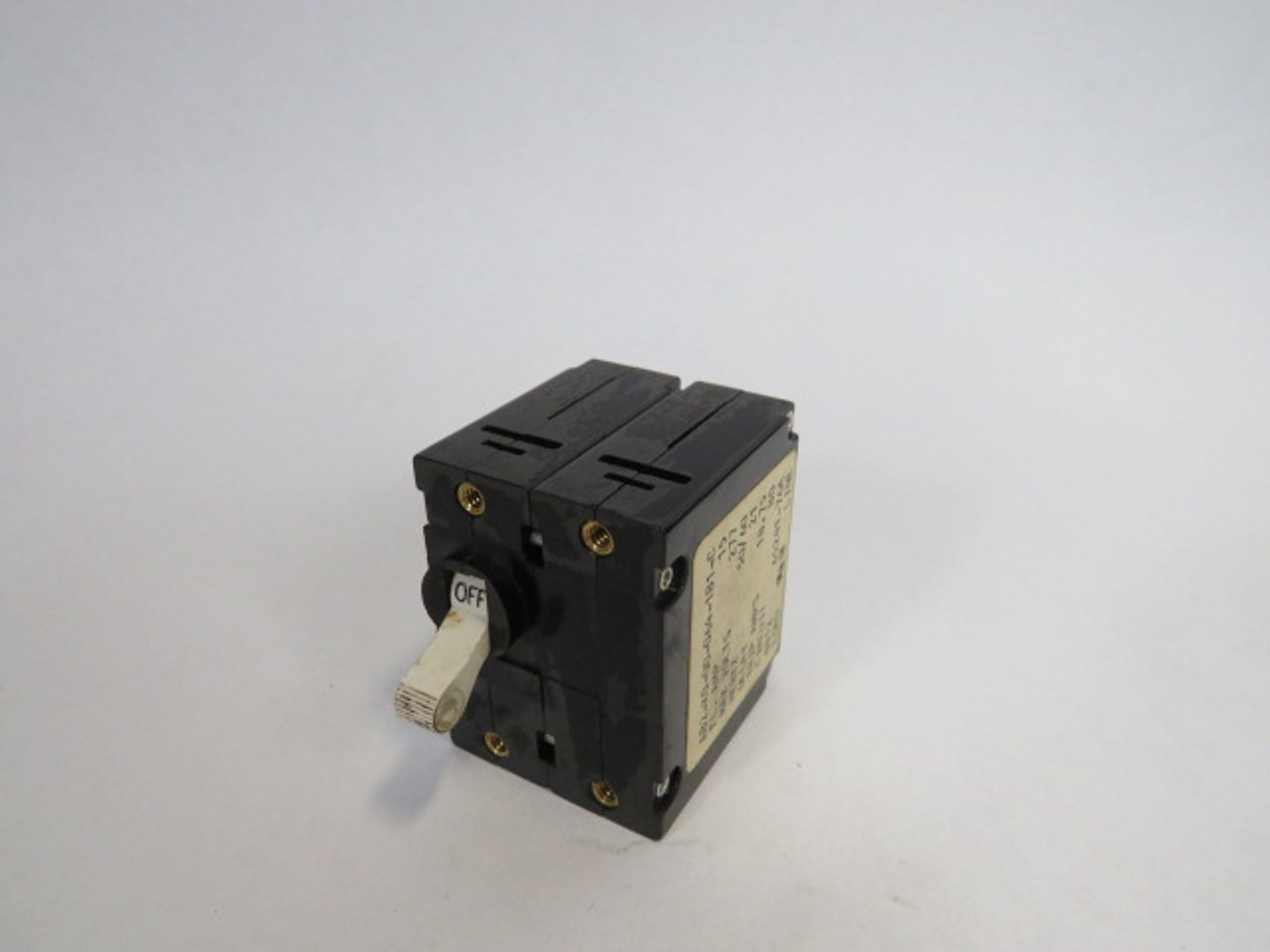 Carling AB2-X0-00-064-1B1-C Circuit Breaker 15A 277V 50/60Hz 2P USED