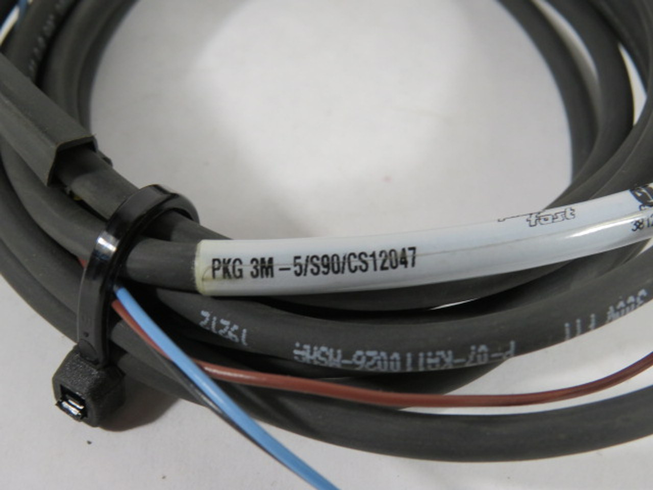 Turck PKG-3M-5/S90 M8 Female Straight 3 Pole Sensor Cable 84" USED
