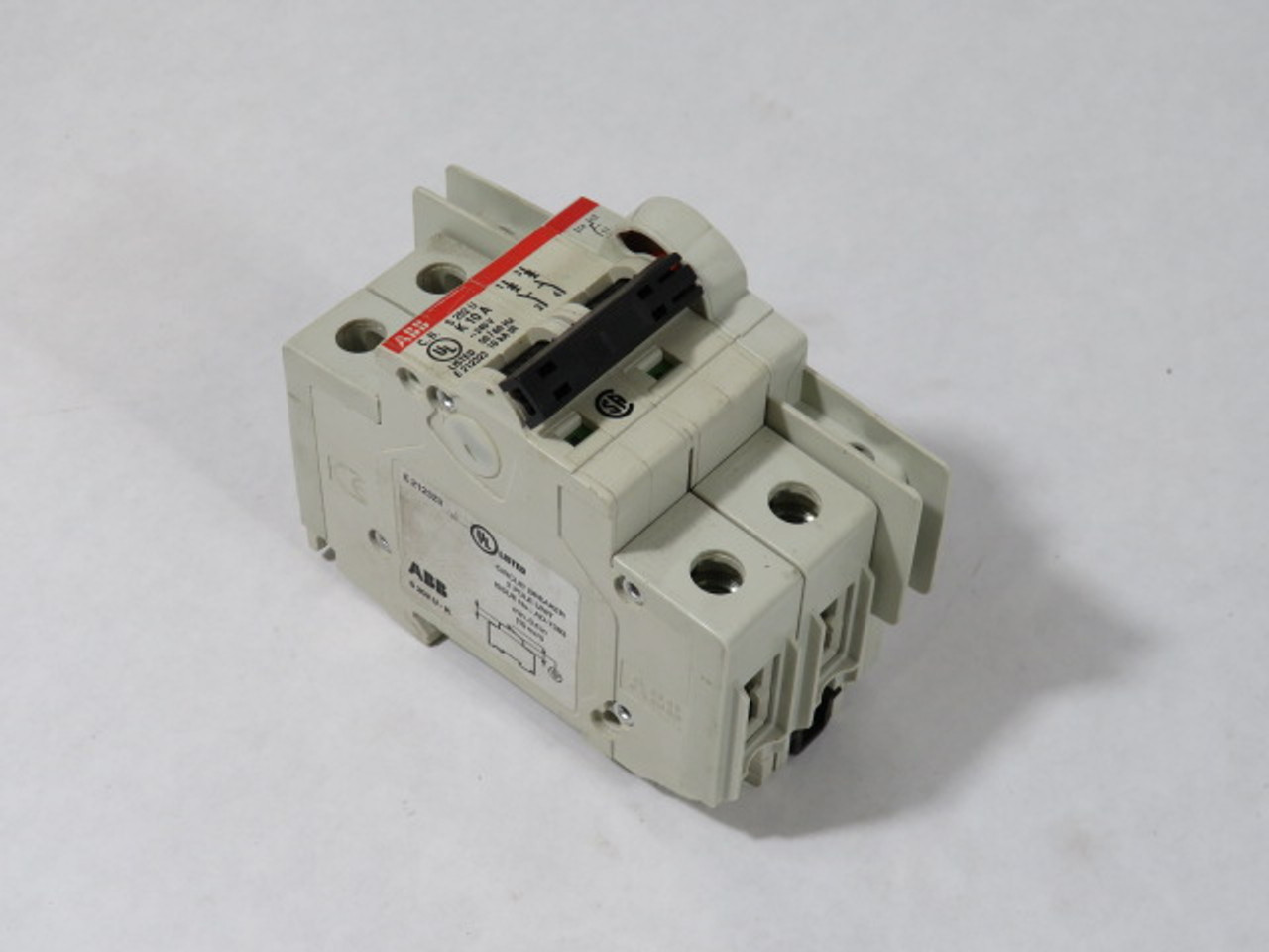 ABB S202U-K10 Circuit Breaker 240V 10A 50/60Hz 2P W/S2C-H6RU USED