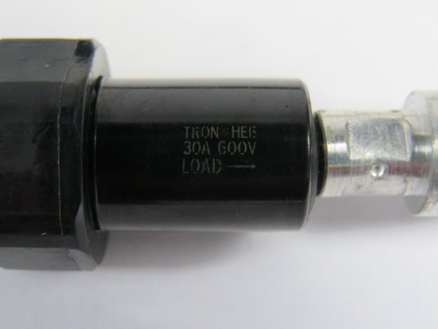 Bussmann HEB-LL TRON In-Line Fuse Holder 30A 600V USED