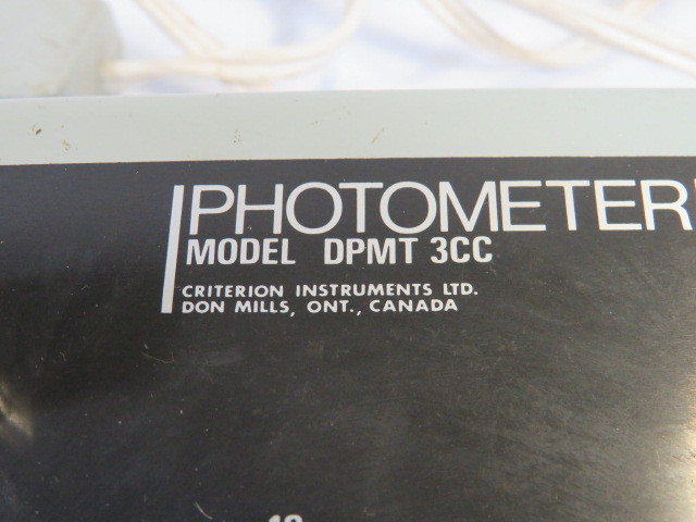 Criterion Instruments DPMT3CC Photometer USED