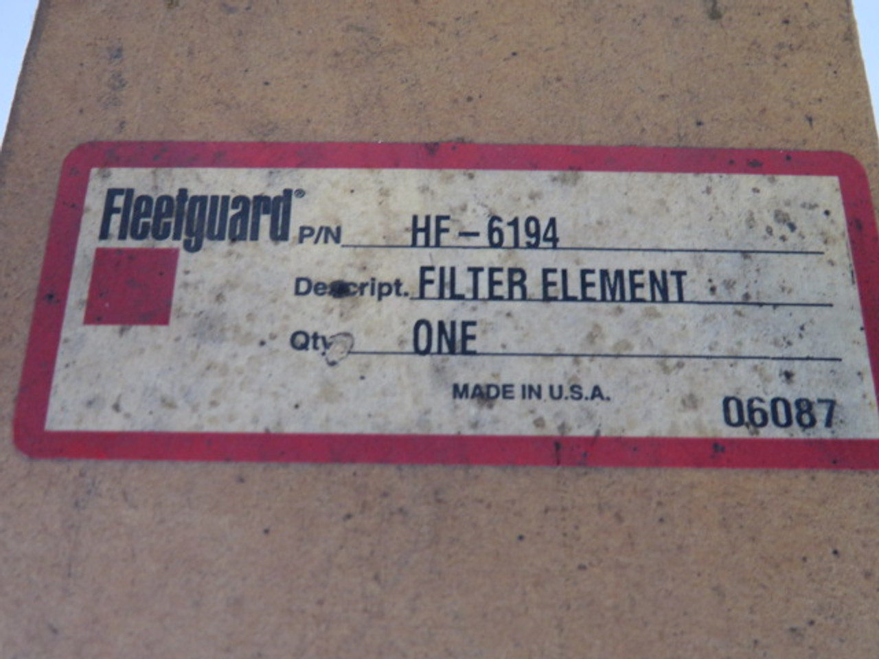 FleetGuard HF6194 Hydraulic Filter Element 47 Micron 203mm L 79mm OD ! NEW !