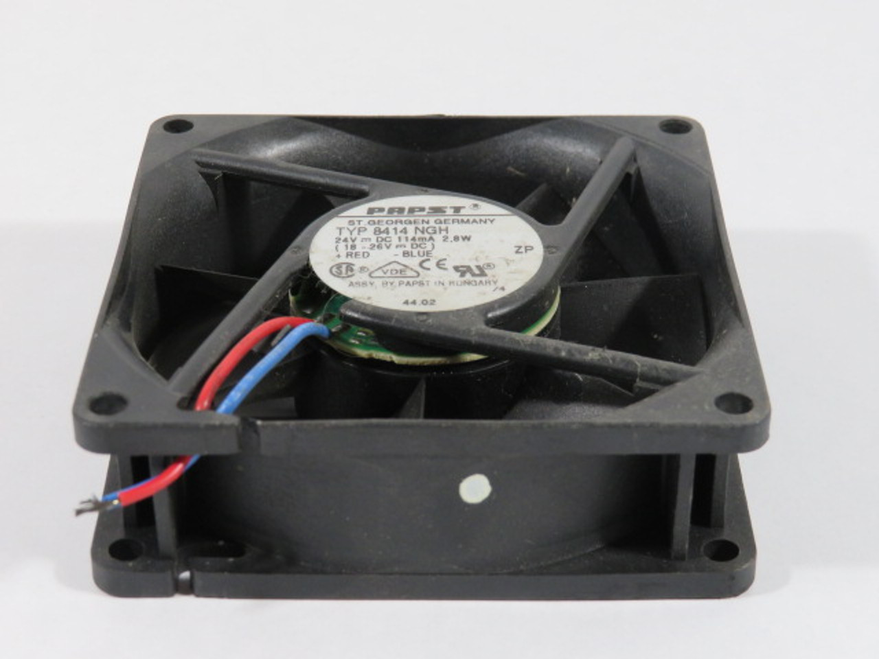 EBMPapst 8414 NGH Axial Fan 24V 2.8W USED