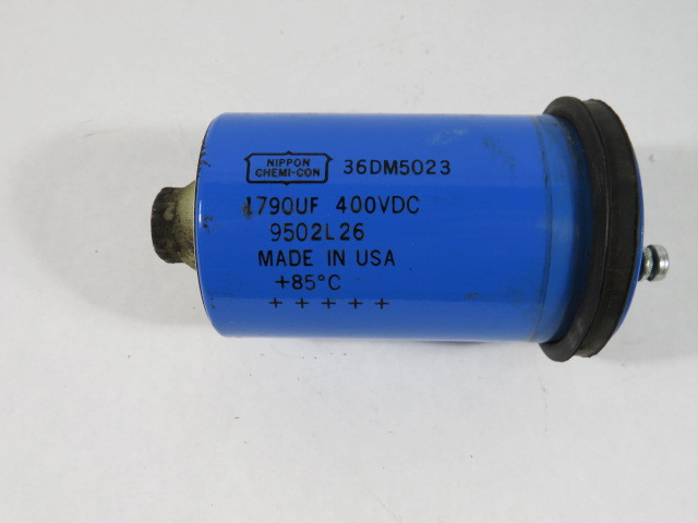 Nippon Chemi-con 36DM5023 1790UF 400VDC Capacitor USED