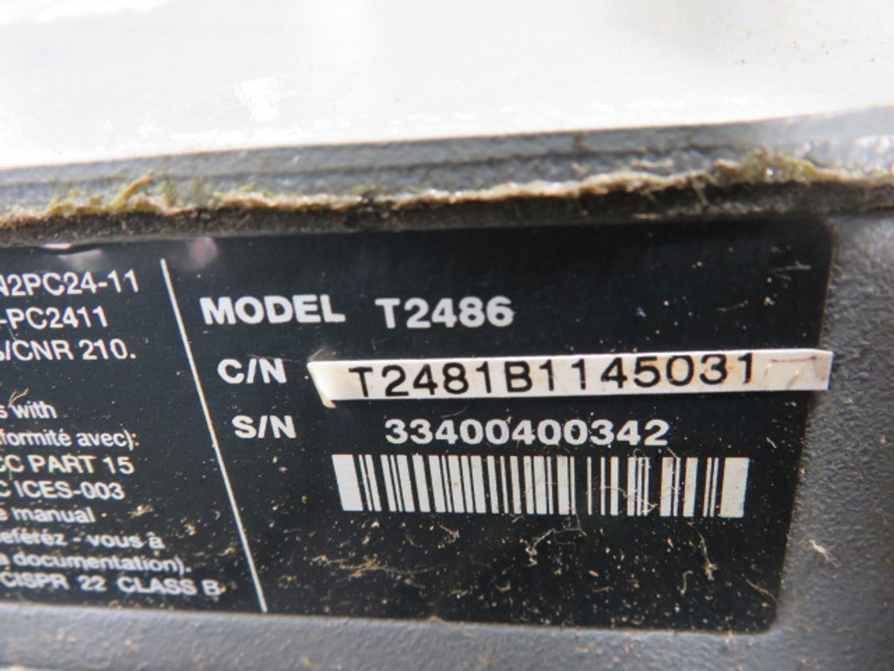 Intermec T2481B1145031 T2486 Stationary Terminal USED