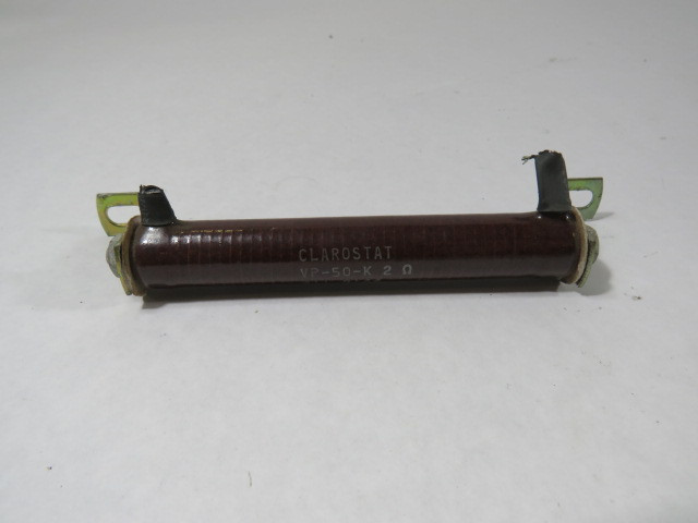 Clarostat VP-50-K Ceramic Resistor 2 Ohm USED