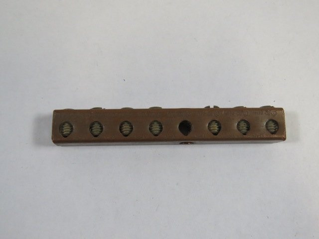 Ilsco D167-10 Ground Bar – Copper Mechanical, 10-Terminal