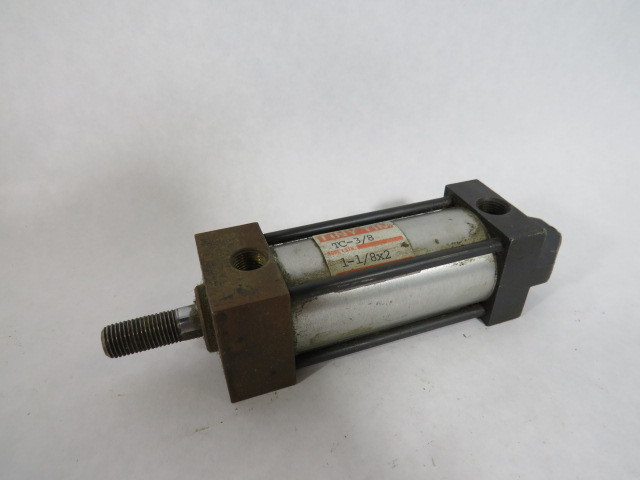 Tiny Tim TC-3/8 Pneumatic Cylinder 1-1/8" Bore 2" Stroke USED