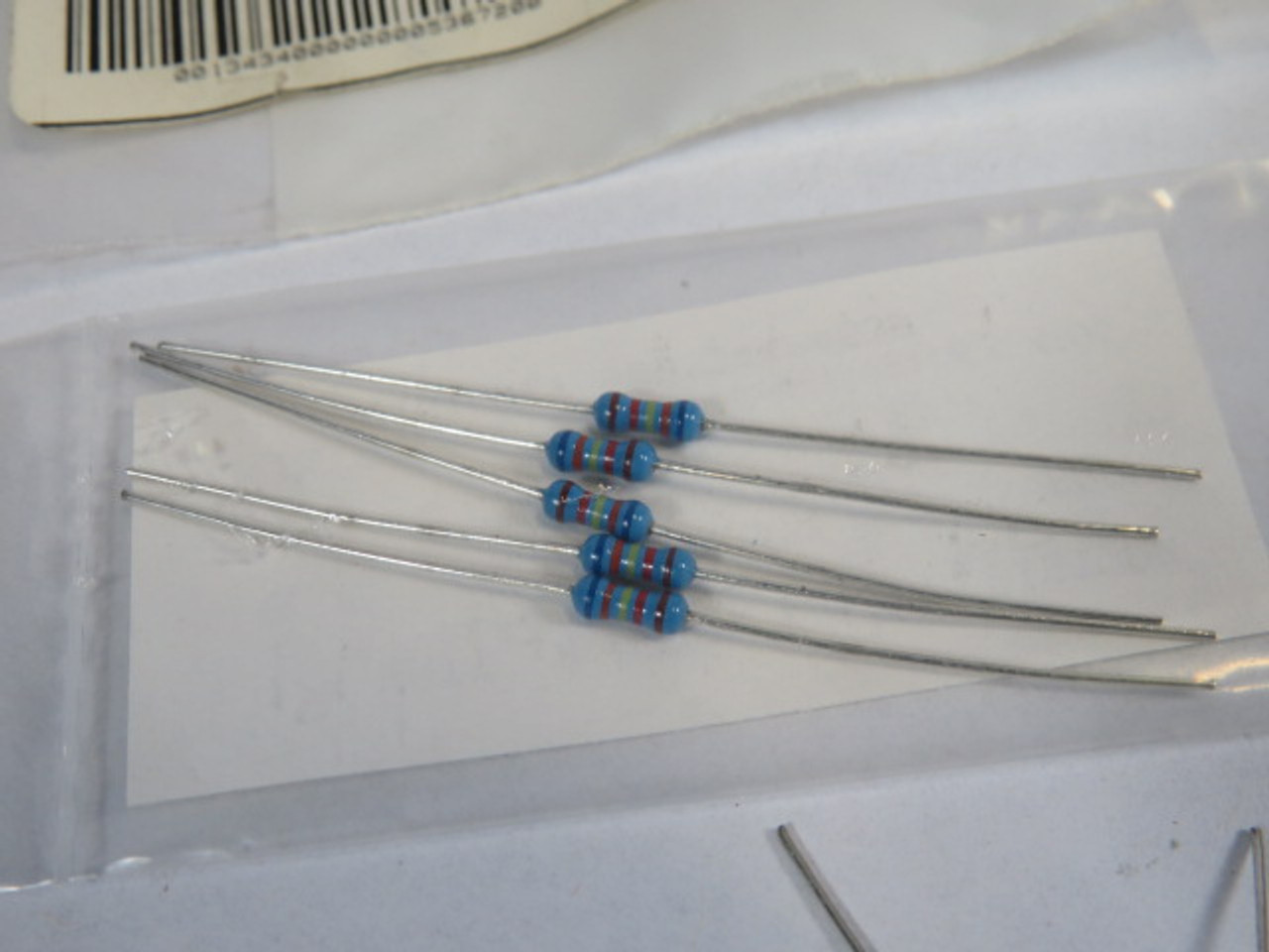 Yageo MFR-25FBF-63K4 Resistor 63.4Ohm 0.25W 1% Lot of 8 NOP