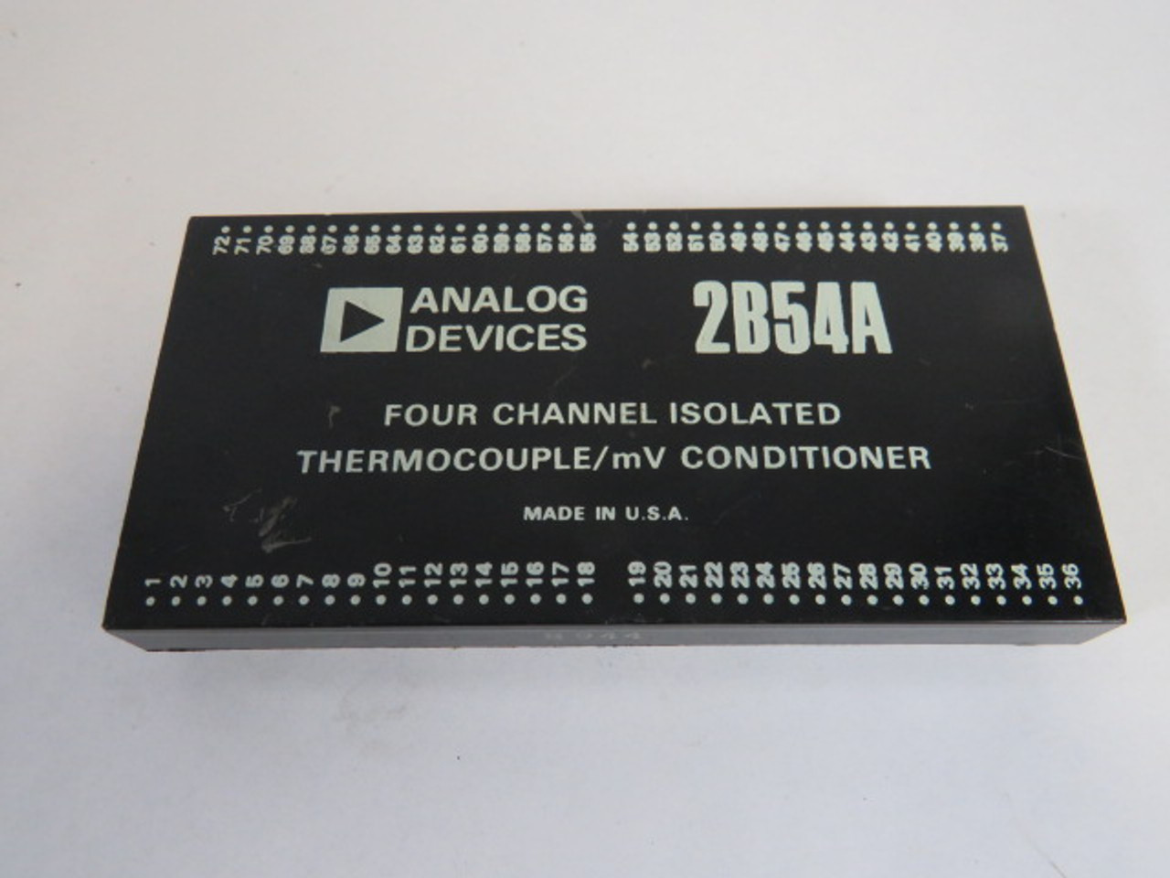 Analog Devices 2B54A Four Channel Isolated Thermocouple/mV Conditioner USED