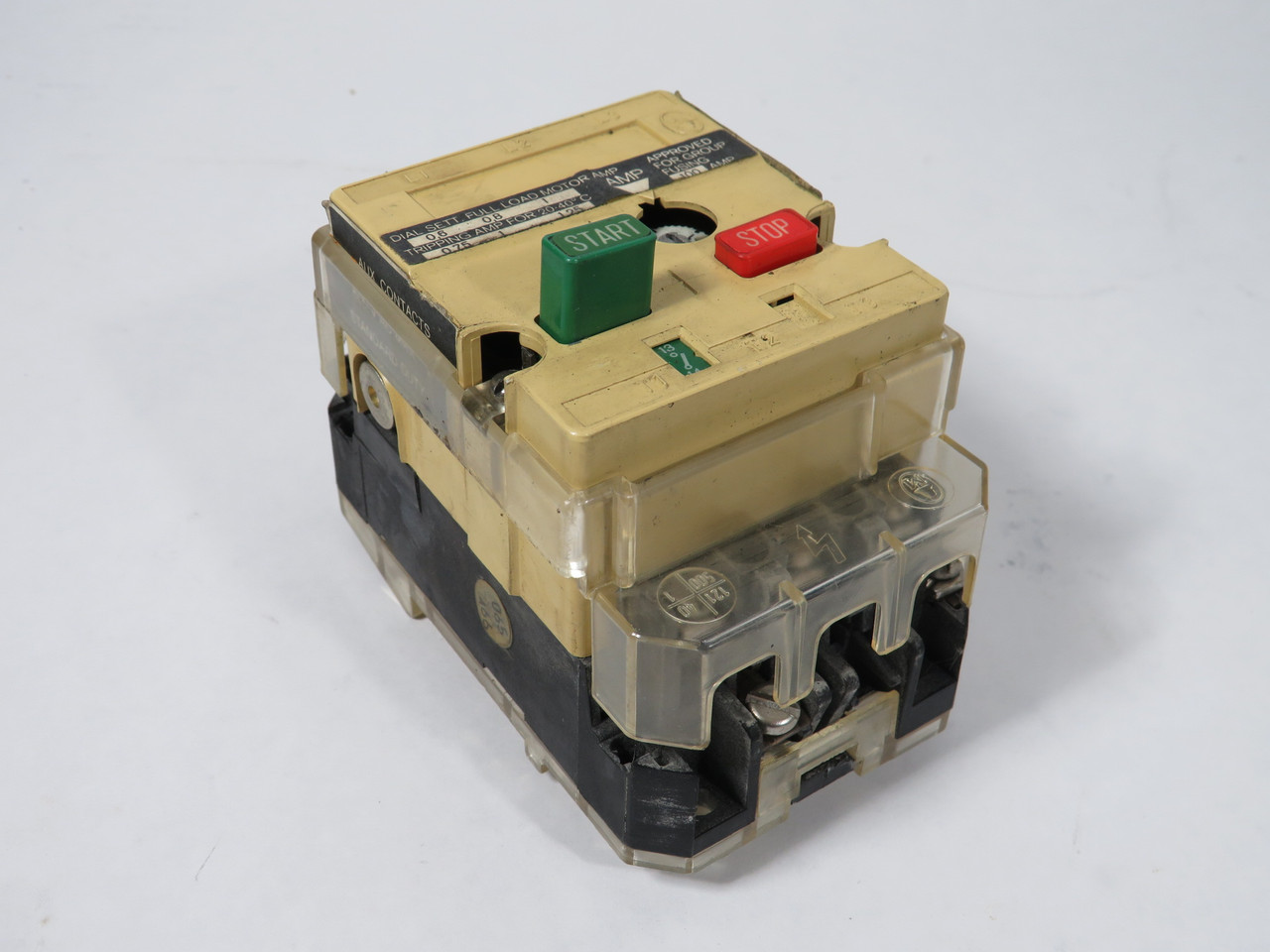 Klockner-Moeller PKZM0-1-NA Starter 0.6-1A 600VAC 10HP 3PH USED