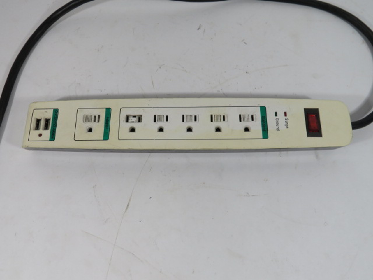 Intertek FL-226S4 15A 125VAC 1875W 60Hz 6 Outlet Powerbar USED