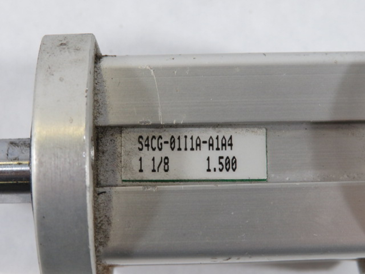 Numatics S4CG-01I1A-A1A4 Pneumatic Cylinder 1-1/8” Bore 1.500” Stroke USED