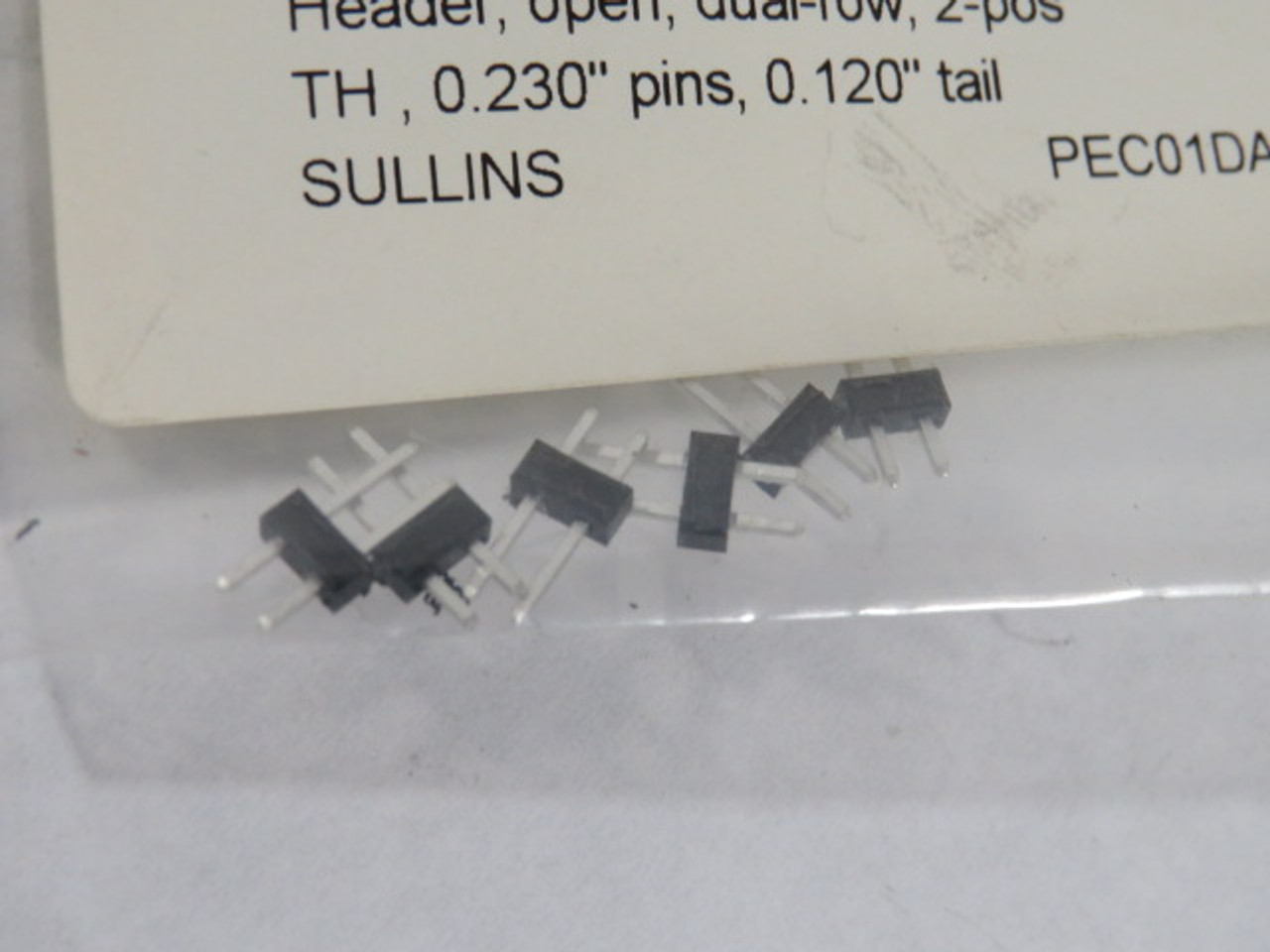 Sullins Connectors Solutions PEC01DAAN Connector Header 2POS Lot of 6 ! NOP !