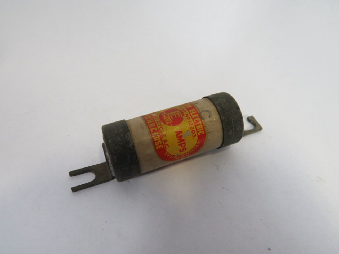 English Electric CIS-20 Bolt on Fuse 20A 600V USED