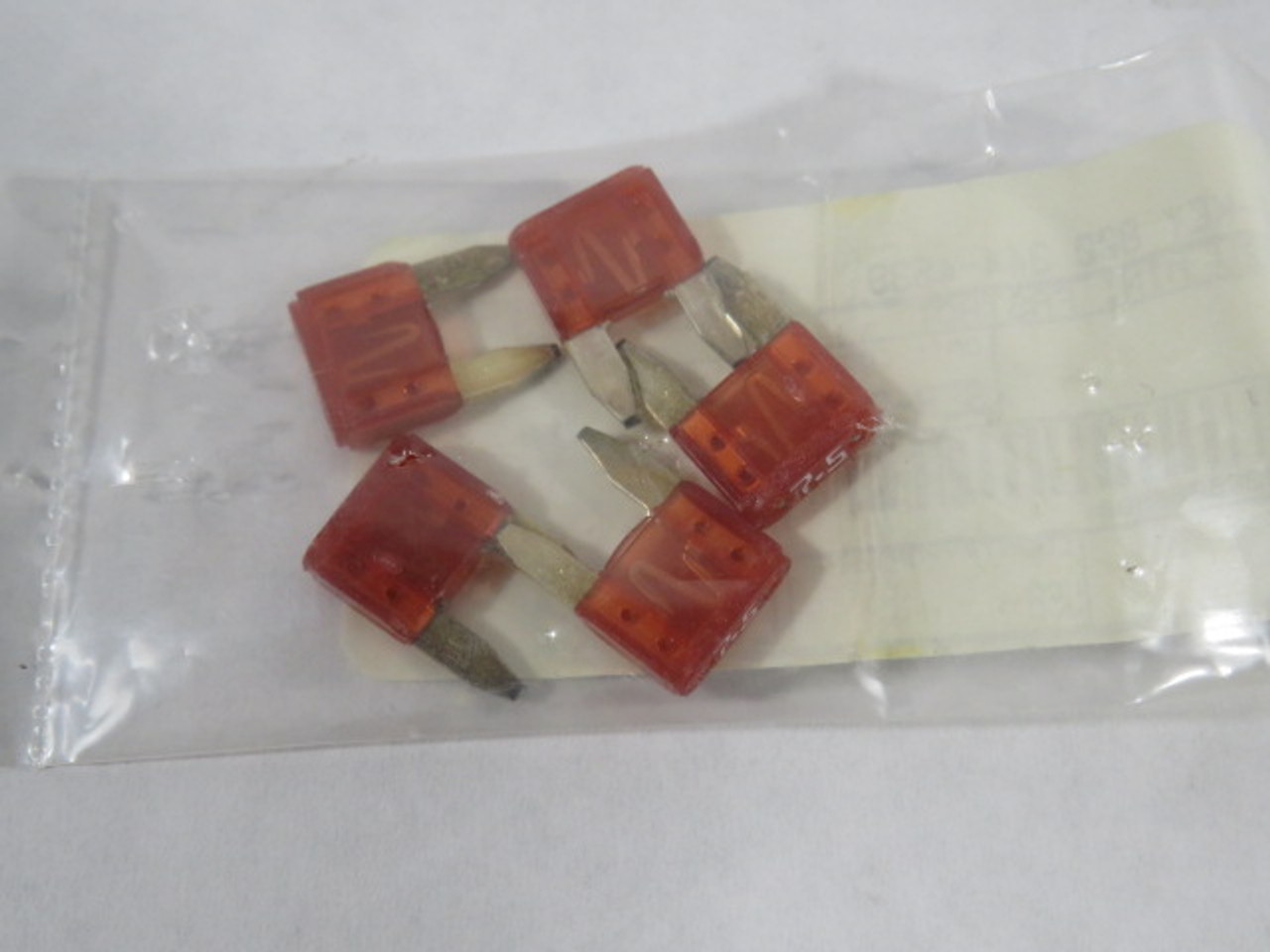 Littelfuse 029707.5WXNZ Automotive DC Fuse Blade 7.5A 32V Lot of 5 USED