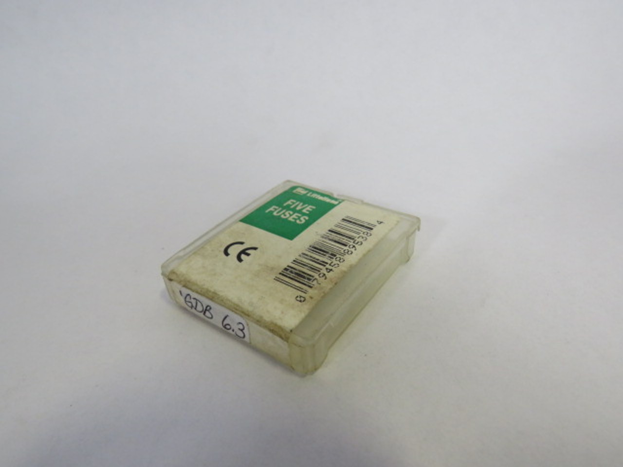 Littelfuse GDB6.3 Glass Fast Acting Fuse 6.3A 250V 5-Pack ! NEW !