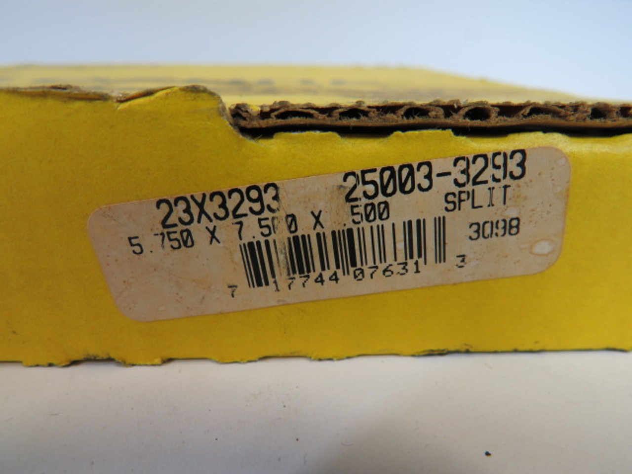 Garlock Klozure 25003-3293 Split Nitrile Oil Sea 7.5"OD 5.750"ID .50"W ! NEW !