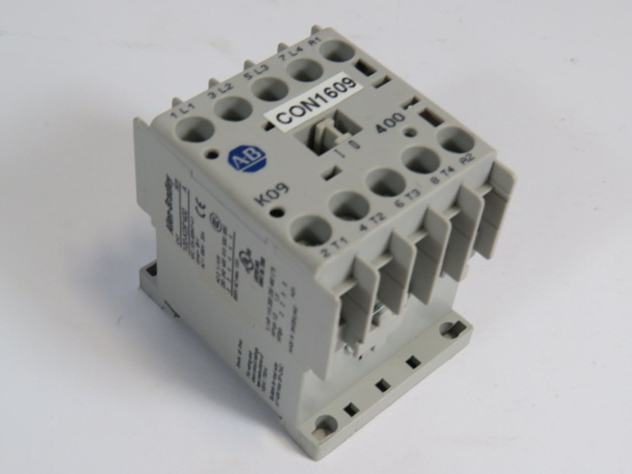 Allen-Bradley 100-K09ZJ400 Miniature Contactor 24VDC 20A SER A USED