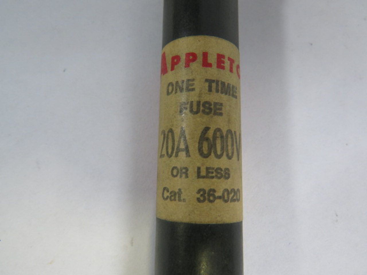 Appleton 36-020 One Time Fuse 20A 600V USED