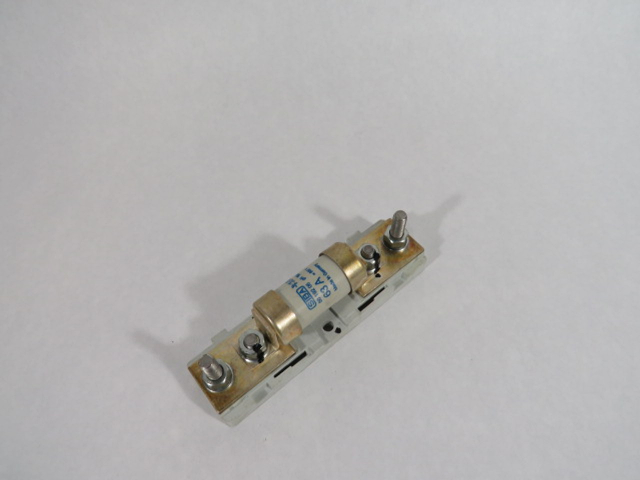 Siba 5019206 Ceramic Fuse w/Mount 63A 600V USED