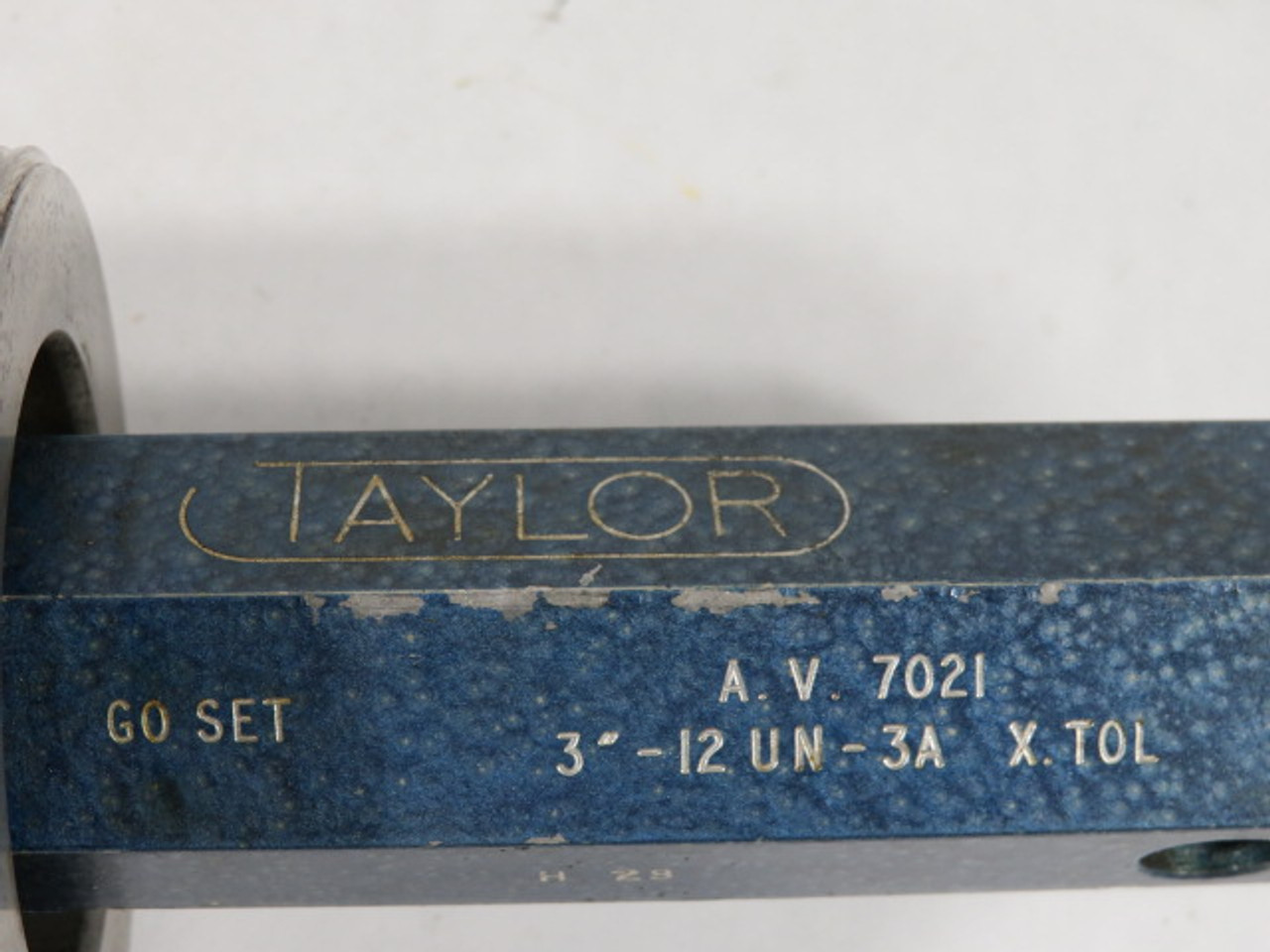Taylor 3”-12UN-3A Setting Plug GO SET X. TOL USED