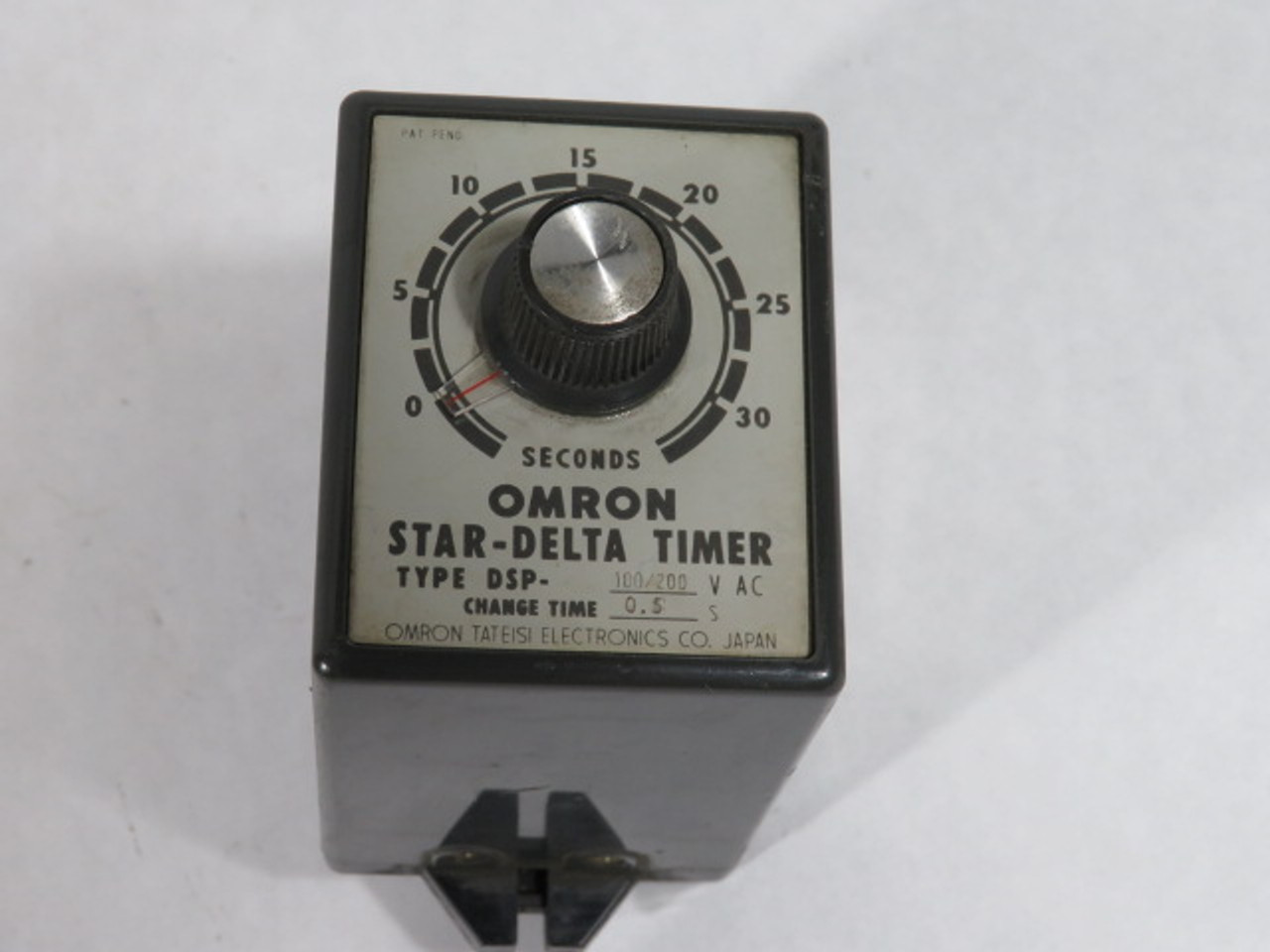 Omron DSP-100/200VAC Star-Delta Timer 100/200VAC 0.5s USED