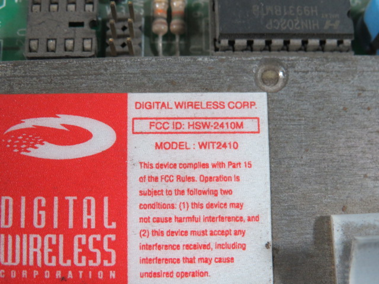 Digital Wireless WIT2410 FHSS Transceiver Module USED